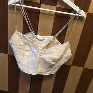 H&M rhinestone bralette size large